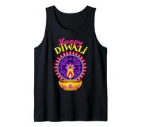 Happy Diwali Deepavali pour l'hindouisme Indien Dipavali Débardeur