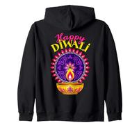 Happy Diwali Deepavali pour l'hindouisme Indien Dipavali Sweat à Capuche