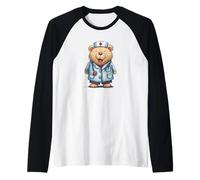 Happy Doc Teddy Bear Costume Graphique Manche Raglan