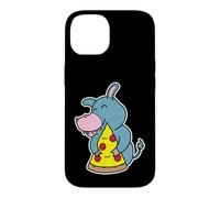 Happy Donkey Pelle à Pizza câline Coque pour iPhone 14