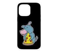 Happy Donkey Pelle à Pizza câline Coque pour iPhone 14 Pro Max