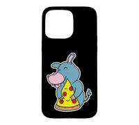Happy Donkey Pelle à Pizza câline Coque pour iPhone 15 Pro Max