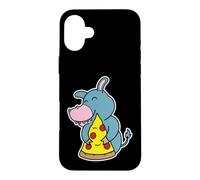 Happy Donkey Pelle à Pizza câline Coque pour iPhone 16 Plus