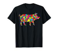 Happy Dot Day Cochon Animaux Pois Art Étudiants Enfants T-Shirt