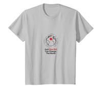 Happy Dot Day : Un Point Peut Changer Le Monde T-Shirt, Enfant, Argent, 8 Ans