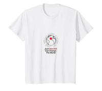 Happy Dot Day : Un Point Peut Changer Le Monde T-Shirt, Enfant, Blanc, 2 Ans