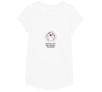 Happy Dot Day : Un Point Peut Changer Le Monde T-Shirt, Fille, Blanc, S