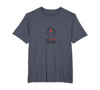 Happy Dot Day : Un Point Peut Changer Le Monde T-Shirt, Homme Grandes Tailles, Bleu Chiné, 5X Tall