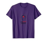 Happy Dot Day : Un Point Peut Changer Le Monde T-Shirt, Homme, Violet, M