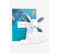 Doudou et Compagnie - Mini Doudou Lapin - Happy Pop - Bleu - 17 cm - HAPPY DOUDOU - DC3883