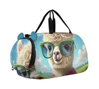 Happy Duck Sac de voyage pour fille Motif parapluie, Lunettes Alpaga Cool Rainbow, Classique