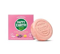 Happy Earth Barre de Douche - Pour Hommes et Femmes - Savon Douche Solide - 100% Ingrédients Naturels & Végan - Lavande Ylang - 90 gr