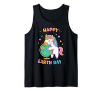 Happy Earth Day Licorne étreignant la planète Débardeur