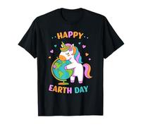 Happy Earth Day Licorne étreignant la planète T-Shirt