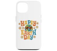 Happy Earth Day Retro 70s Groovy Globe Heart Lunettes de Soleil Coque pour iPhone 13