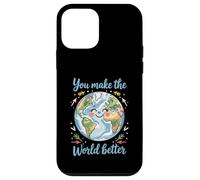 Happy Earth, Vous Rendez Le Monde Meilleur, Une planète Positive Coque pour iPhone 12 Mini