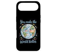 Happy Earth, Vous Rendez Le Monde Meilleur, Une planète Positive Coque pour iPhone Air