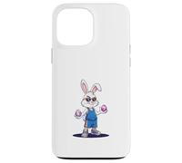 Happy Easter Basketball Bunny 6 7 Oeufs Kawaii Coque pour iPhone 13 Pro Max