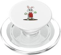 Happy Easter Basketball Bunny 6 7 Oeufs Kawaii PopSockets PopGrip pour MagSafe