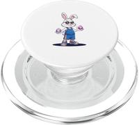 Happy Easter Basketball Bunny 6 7 Oeufs Kawaii PopSockets PopGrip pour MagSafe