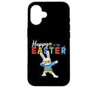 Happy Easter Bloc de Construction de Briques Lapin Coque pour iPhone 16