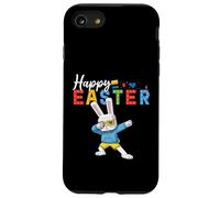 Happy Easter Bloc de Construction de Briques Lapin Coque pour iPhone SE (2020) / 7/8
