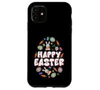 Happy Easter Block Building Brick Builder Carême Saison Coque pour iPhone 11
