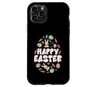 Happy Easter Block Building Brick Builder Carême Saison Coque pour iPhone 11 Pro