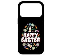 Happy Easter Block Building Brick Builder Carême Saison Coque pour iPhone 17 Pro
