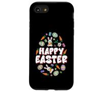 Happy Easter Block Building Brick Builder Carême Saison Coque pour iPhone SE (2020) / 7/8