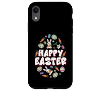 Happy Easter Block Building Brick Builder Carême Saison Coque pour iPhone XR
