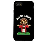 Happy Easter Block Building Brique Builder Chrétiens Jésus Coque pour iPhone SE (2020) / 7/8