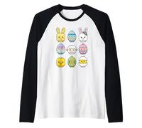 Happy Easter Blocs de Construction Visages Minifig Brique Jouet pour Enfants Manche Raglan