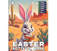 Happy Easter Bunny Rabbit Activity Book Gift for Kids Preschool Ages Boys Girls Teens Youth 50 Pages Coloring Drawing Scissor Cutting Mazes Puzzles ... and Easy Easter Activities Worksheets Book