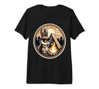 Happy Easter Bunny Rabbit Camping Camper Hommes Femmes Enfants Mignon T-Shirt Haut de Gamme