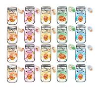 Happy Easter Cards - 20 pièces Spring Holiday Candy Holder | Happy Easter Basket Stuffers Jar Card For Boys Children Adults Teens Spring School Classroom Gathering And Other Purpose