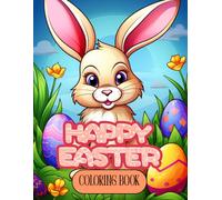 Happy Easter: Coloring book for kids 200 Pages