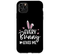 Happy Easter Every Bunny Sign Every Bunny Loves Me Chicks Coque pour iPhone 11 Pro Max