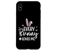 Happy Easter Every Bunny Sign Every Bunny Loves Me Chicks Coque pour iPhone XS Max