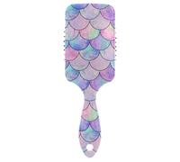 Happy Easter Hot Cross Buns Brosse à cheveux pour cheveux épais, bouclés, fins, longs, courts humides ou secs, ajoute de la brillance et rend le peigne lisse pour homme, femme, enfant