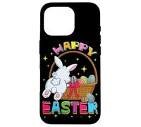 Happy Easter Lapin Panier à œufs de Pâques Coque pour iPhone 16 Pro
