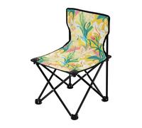 Happy Easter Lily Flower Beauty Sac à dos portable chaises de plage pour adultes Chaise de randonnée ultra légère avec sac de transport Chaises de pêche sur glace pour adultes pour la pêche et le