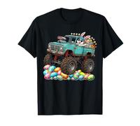 Happy Easter Monster Truck Easter Eggs Hunt Toddler Kid T-Shirt