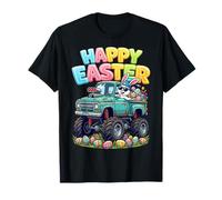 Happy Easter Monster Truck Easter Eggs Hunt Toddler Kid T-Shirt
