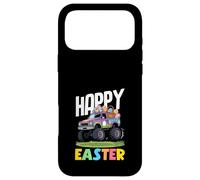 Happy Easter Monster Truck Panier de ramassage pour garçon Violet Coque pour iPhone 17 Pro Max