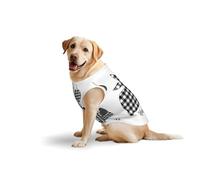 Happy Easter T-shirt décontracté sans manches pour animal de compagnie, gilet pour chien, imprimé en coton doux pour animaux de compagnie, T-shirt respirant pour grand chien (3XL-5XL)