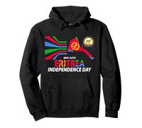 Happy Erythrée Jour de l'Indépendance Amour Érythrée avec carte drapeau Sweat à Capuche