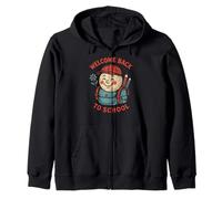 Happy Face Tenue de Professeur pour Femme Inscription Welcome Back to School Sweat à Capuche