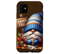 Happy Fall Coffee GNOME with Hot Cocoa Mug and Autumn Vibes Coque pour iPhone 11