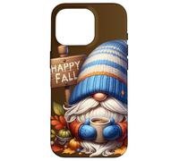 Happy Fall Coffee GNOME with Hot Cocoa Mug and Autumn Vibes Coque pour iPhone 16 Pro